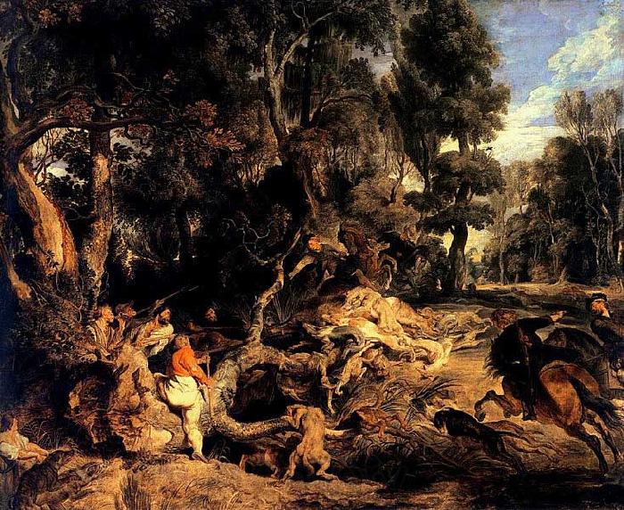 Peter Paul Rubens Wild-Boar Hunt